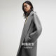 The same single-breasted temperament of the 24 winter new mid-length woolen jacket for women BDR4AD3766