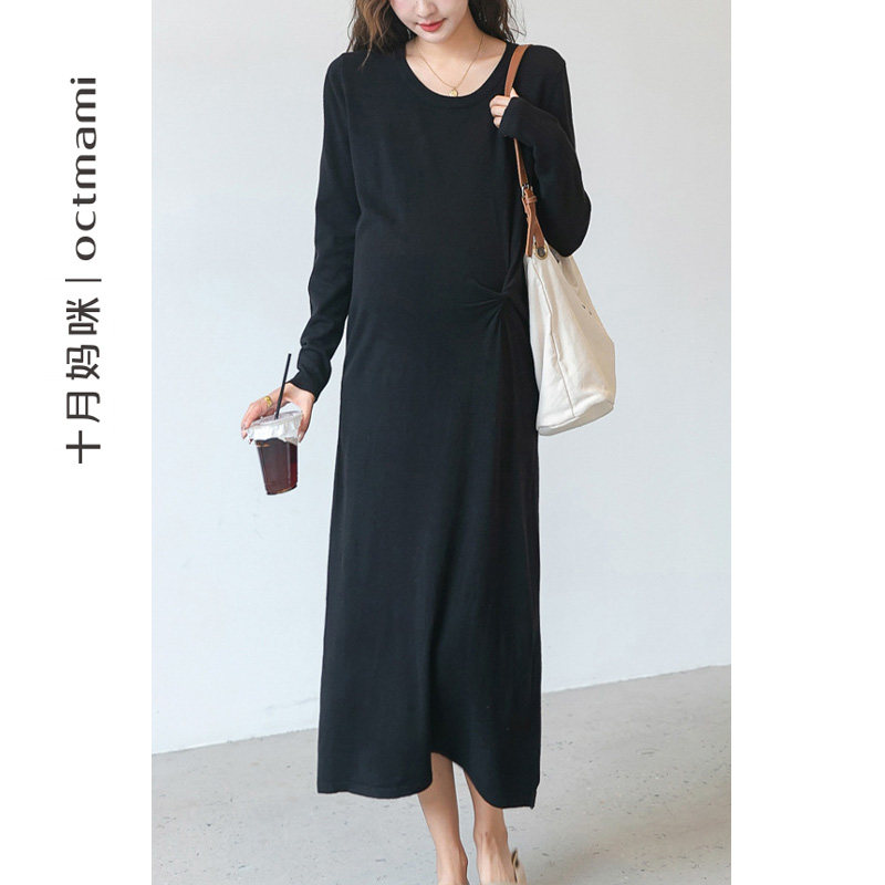 【新品】十月妈咪怀孕产后休闲连衣裙 十月妈咪连衣裙