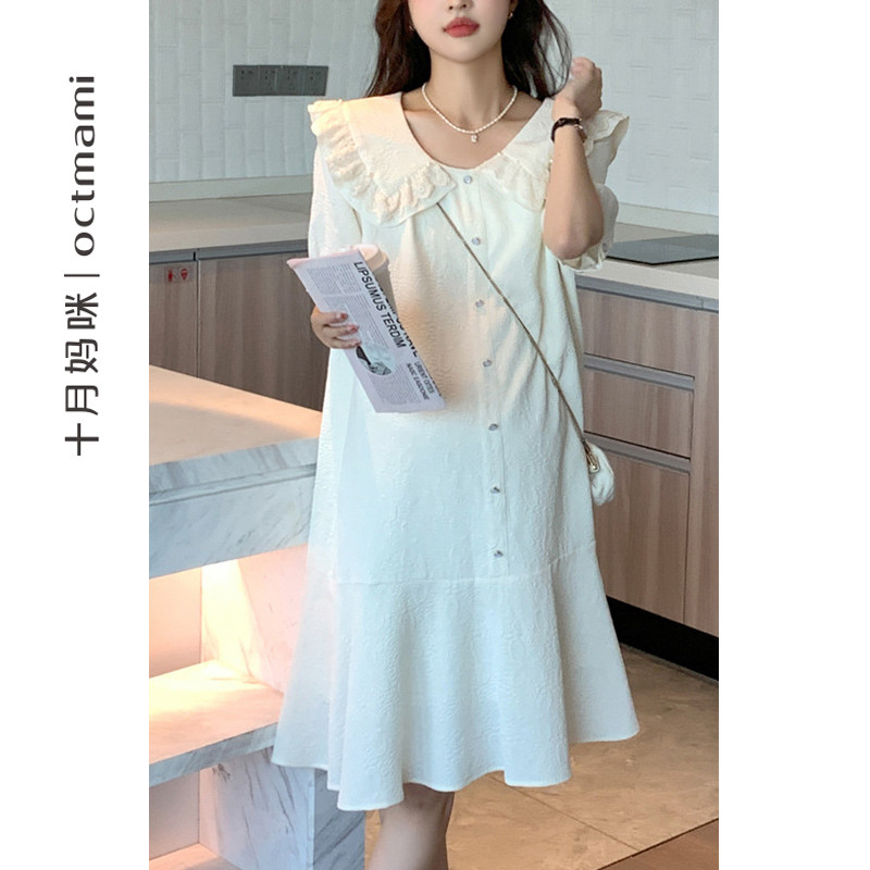 十月妈咪2023新款夏季孕妇连衣裙 十月妈咪连衣裙