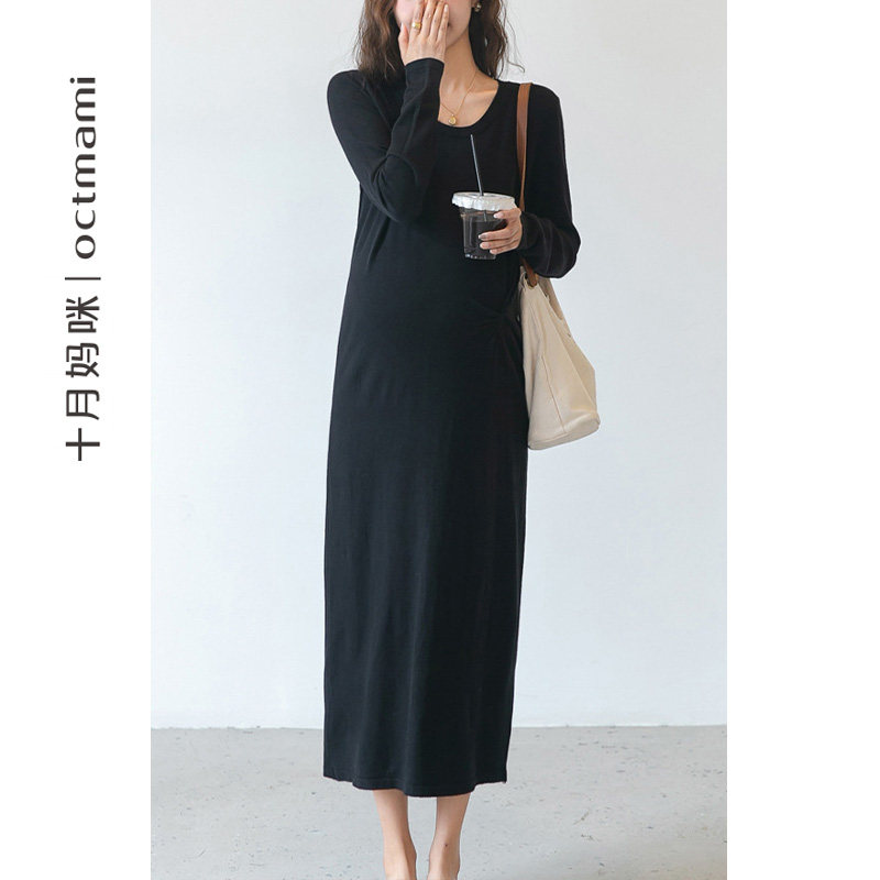 【新品】十月妈咪怀孕产后休闲连衣裙 十月妈咪连衣裙
