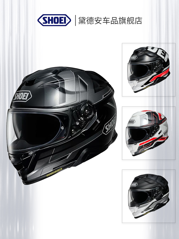 SHOEI GT Air2摩托车头盔男女机车全盔gt2双镜片跑盔防雾四季冬季 - 图0