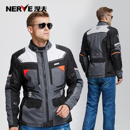 NERVE涅夫飓风骑行服男摩托车四季重机车摩旅拉力服套装冬季防水 - 图2