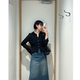 Kas2026 ພາກຮຽນ spring ແລະລະດູຮ້ອນ Lace Exquisite Elegant Bell Sleeve Top