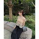 Hinari2025 ຕາຫນ່າງຫວານໃນລະດູຮ້ອນ ruffled ຊັ້ນເທິງ