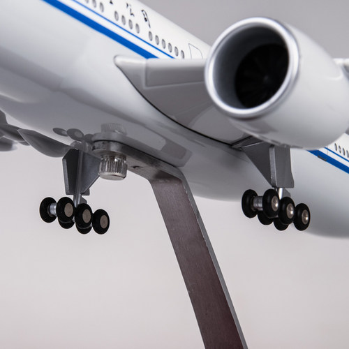 带灯国际航空飞机模型波音777国航客机仿真航模摆件礼品777-300 - 图1