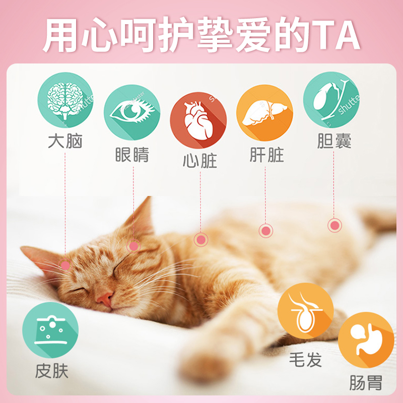 麦德氏猫咪猫草化毛球片维生素b猫用牛磺酸幼猫专用化毛膏去毛球-图2