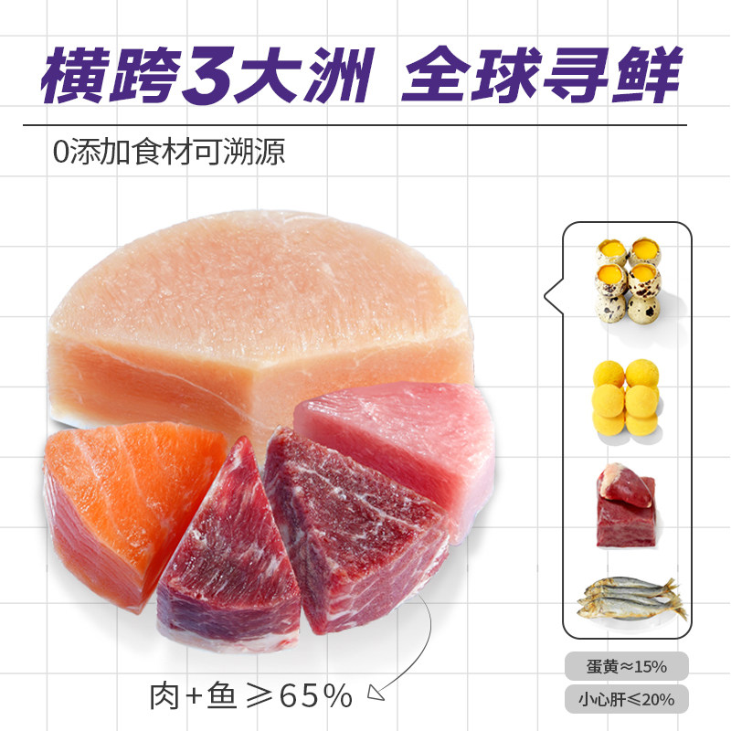 麦富迪猫零食冻干鸡胸肉猫咪鸡肉粒鸭肉猫粮生骨肉饼旗舰店主食桶,淘宝优惠券,粉丝福利购,淘宝优惠卷