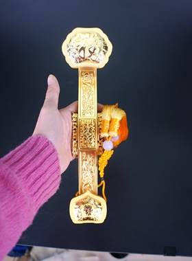 工艺双色镀金风水庙宇礼物摆件