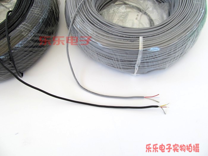 24AWG 26AWG 2芯3芯4芯 屏蔽线 电子信号线音频线 usb数据线材 - 图2