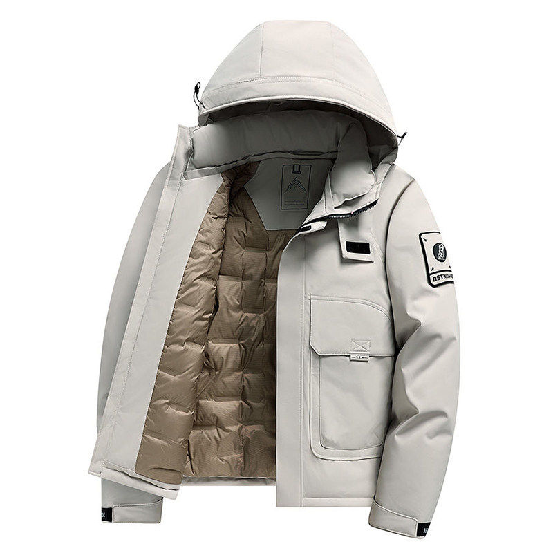 撤标撤柜！2025秋冬男士新款户外防风保暖连帽羽绒服外套,淘宝优惠券,粉丝福利购,淘宝优惠卷