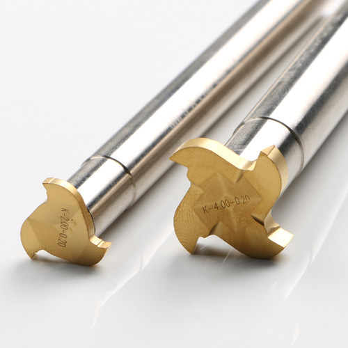 T型铣刀梯形槽刀钨钢键槽铣刀合金内孔铣槽刀伊斯卡旋风铣可换刀 - 图2