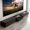 North American smoked oak home theater cabinet