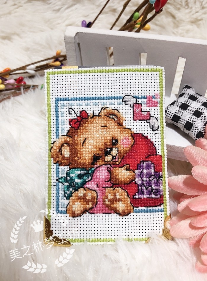 十字绣自配材料包双面绣公交卡套名片夹证件卡套包马蹄莲,淘宝优惠券,粉丝福利购,淘宝优惠卷