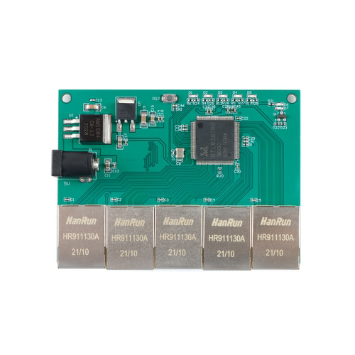 原装正品 RTL8367RB 网络全千兆5口交换机模块 LED灯指示 - 图0