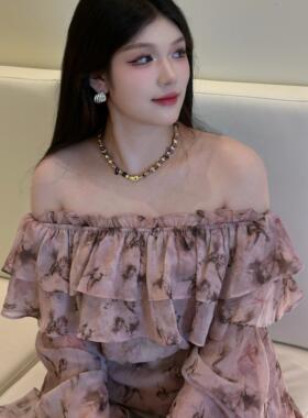金属风拼色肌理纹理银针耳环