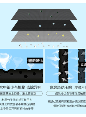 安倍10寸UDF前置去氯异味过滤芯