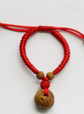 婴儿孕妇压惊平安手工野生桃核