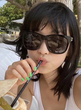 墨镜时尚风修脸太阳镜小红书同款