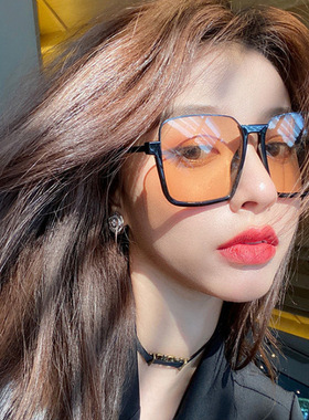 复古太阳眼镜时尚网红款墨镜方框