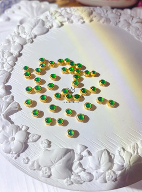 王小仙女古法金天然翡翠串珠