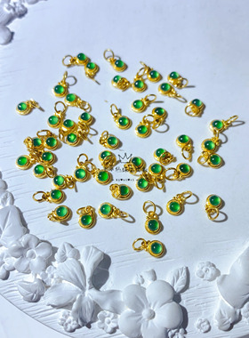 王小仙女古法金天然翡翠提溜