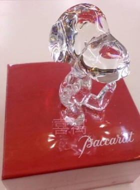 Baccarat巴卡拉史努比欢迎摆件