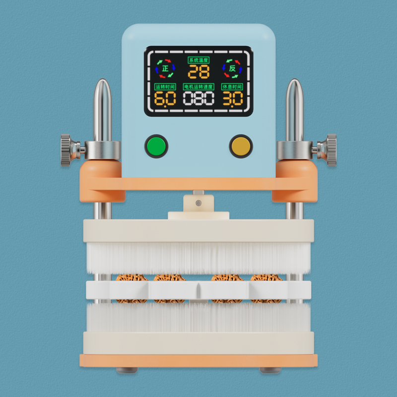 电动文玩刷百香籽支架包浆神器清理打底全自动佛珠抛光机盘珠刷串-图2
