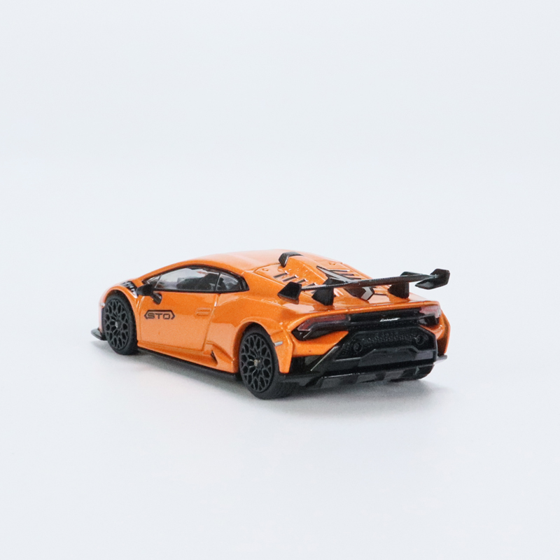 现货MINI GT 1:64兰博基尼Huracan STO小牛 橙色超跑合金汽车模型 - 图2