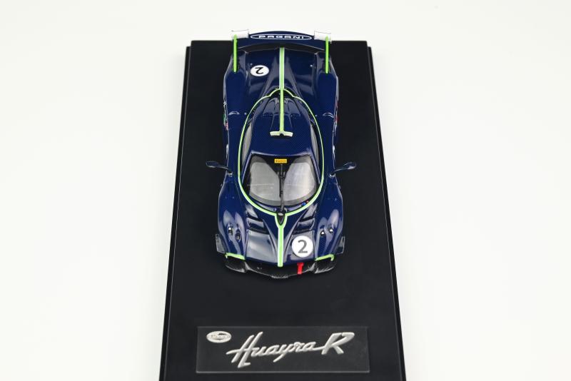 现货LCD 1:64 Pagani帕加尼 花雅Huayra R蓝色全碳版2#1#汽车模型