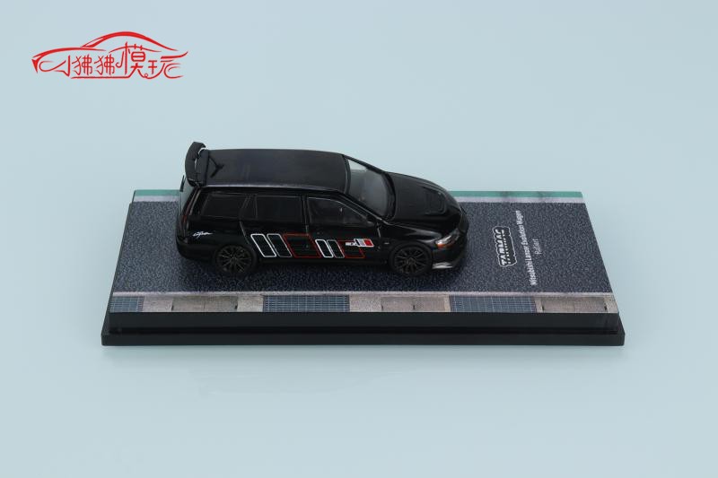 TW汽车模型Tarmac Works 1:64三菱Evo旅行车Wagon拉力艺Ralliart - 图1