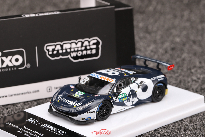 现货TW Tarmac Works 1:64法拉利488 GTE 24h勒芒赛车71#汽车模型 - 图1