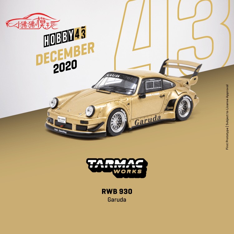 TW 现货Tarmac Works 1:43 911宽体改装 RWB 993 930合金汽车模型 - 图2