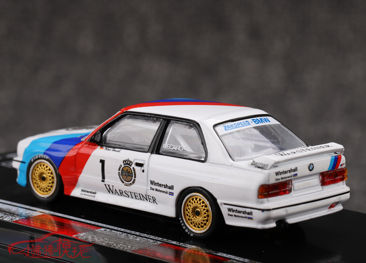 TW现货Tarmac Works 1:64宝马M3 DTM 1987 Marc Hessel汽车模型1# - 图0