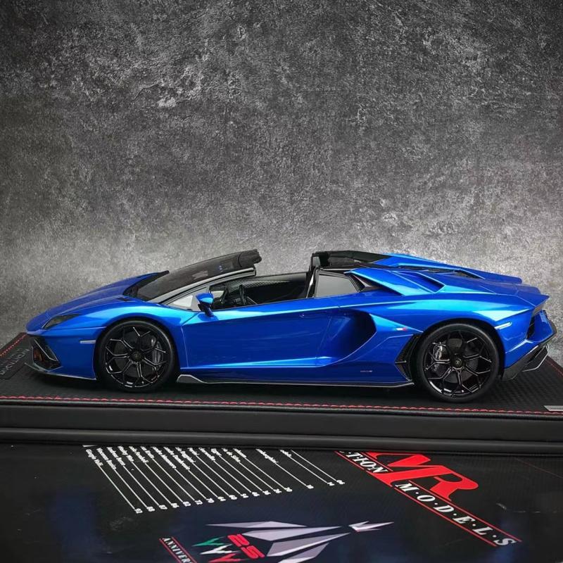 现货MR大牛1:18兰博基尼Aventador Ultimae LP780-4敞篷汽车模型-图0