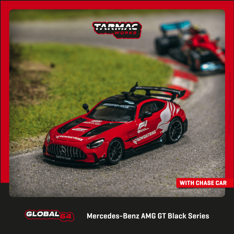 TW Tarmac Works 1:64奔驰AMG GT Black Series安全车Safety Car-图1