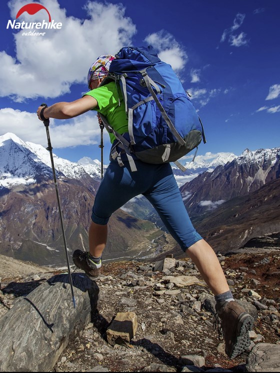 Naturehike挪客碳纤维折叠登山杖超轻碳素五节式户外徒步手杖 - 图2