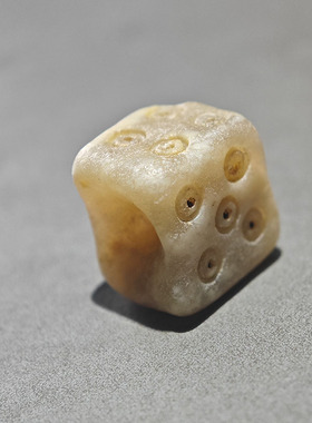 老地方玉散珠佛珠手串配珠老骰子