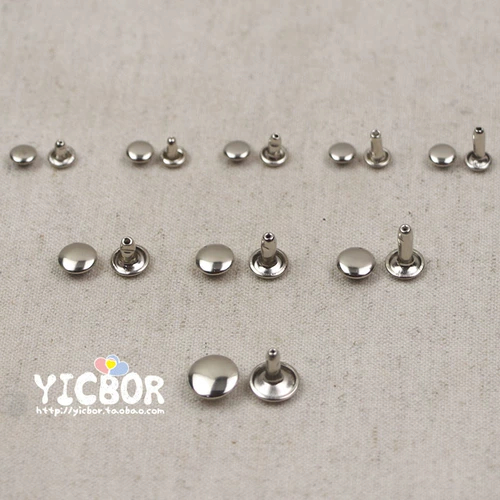 Серебряные двусторонние туфли, аксессуар для сумки, 6-10мм