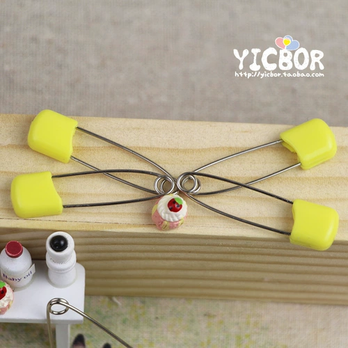 Детская булавка, безопасная брошь, 7 цветов