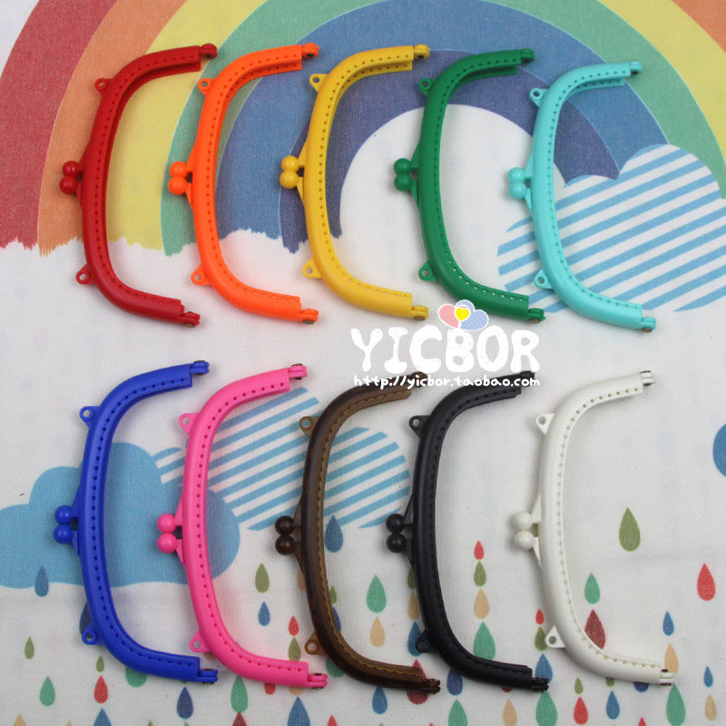 小红书彩色塑料糖果色口金 弧形零钱材料包包树脂配件diy衣心布儿,淘宝优惠券,粉丝福利购,淘宝优惠卷