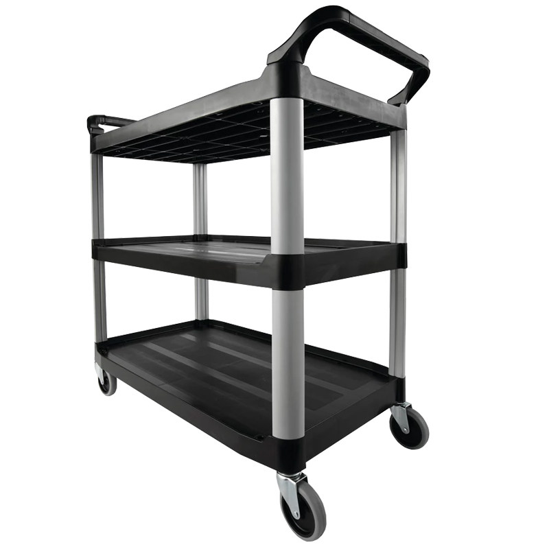 乐柏美多用途三层餐盘收集车服务车餐饮厨房手推车 409100,淘宝优惠券,粉丝福利购,淘宝优惠卷