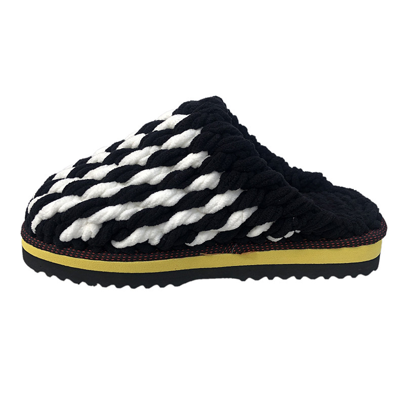 纯手工编织冰条线拖鞋居家成人粗毛线钩织防滑保暖拖鞋成品包邮,淘宝优惠券,粉丝福利购,淘宝优惠卷