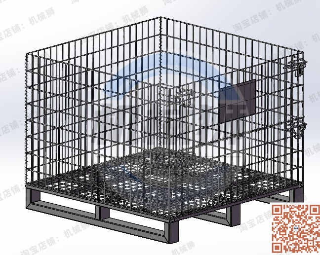 立体仓库三维模型图纸solidworks图堆垛机货架设计说明书三维