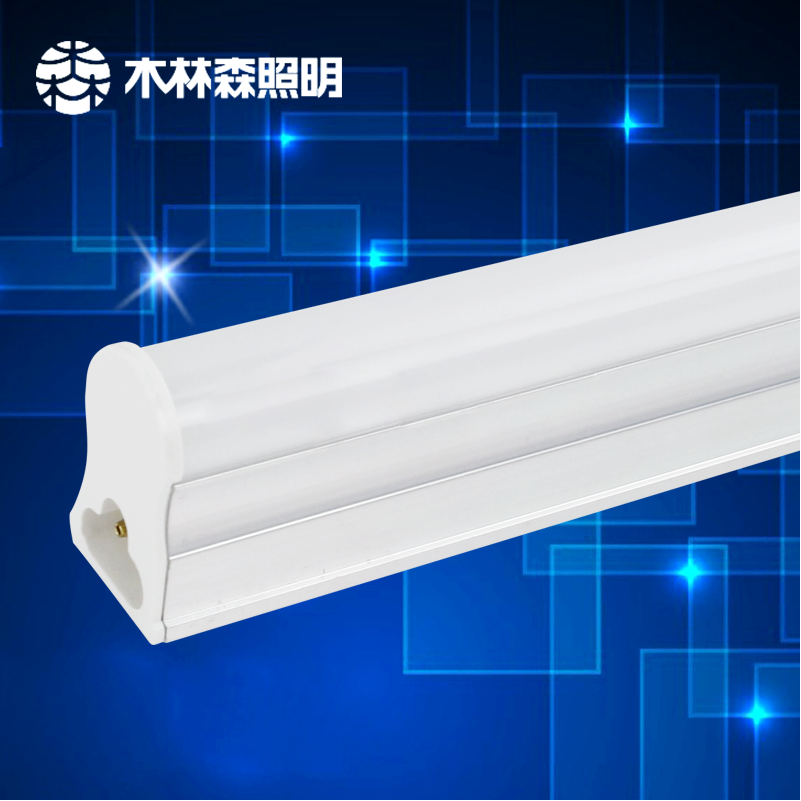 宽压110V全塑T8T5一体化LED日光灯管支架全套0.6m1.2米85-265V - 图0