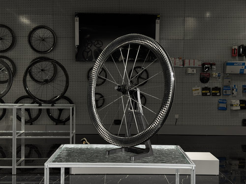 H2He碳纤维轮组700C公路自行车真空碟刹桶轴开口 - 图0