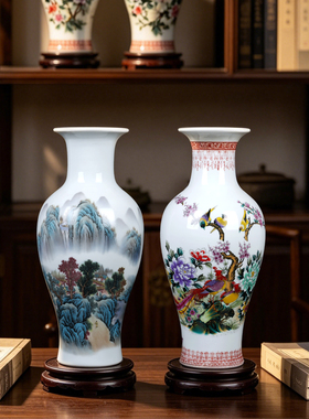 景德镇仿古富贵竹插花工艺陶瓷器