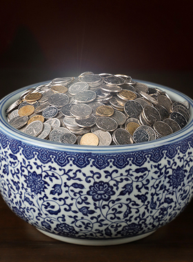 景隆轩青花瓷储物装饰新中式