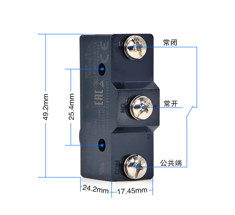 欧姆龙微动开关Z-15 X-10 GD-GQ-GW ESR 2 21 22-55-2277-22613-B