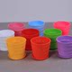 Resin petal pot plastic thickened imitation ceramic colorful resin pumpkin round creative succulent small flower pot with tray