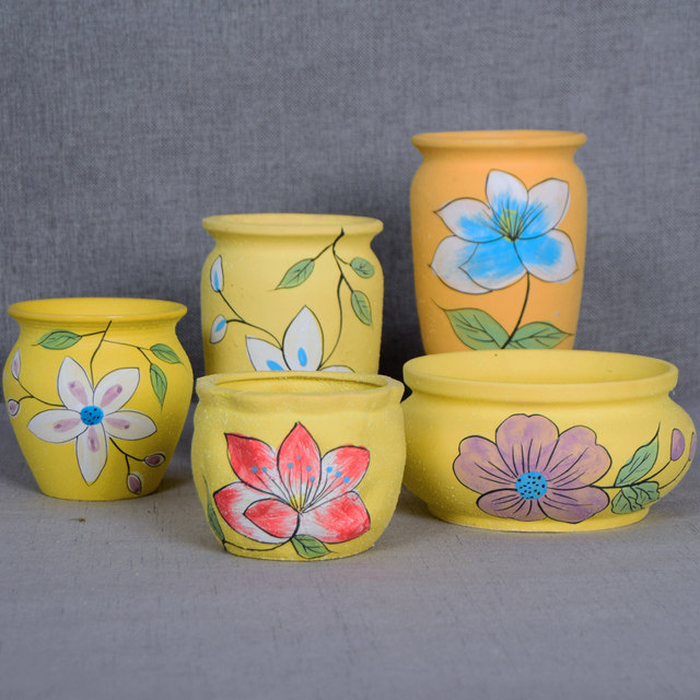 Succulent plant flowerpot ceramic simple creative